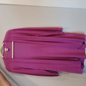 Chico’s Open Front Cardigan High Low Long Sleeve (LS) Sweater NWT (Chicos Sz 3)